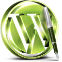 Green Wordpress Icon 128x128 png